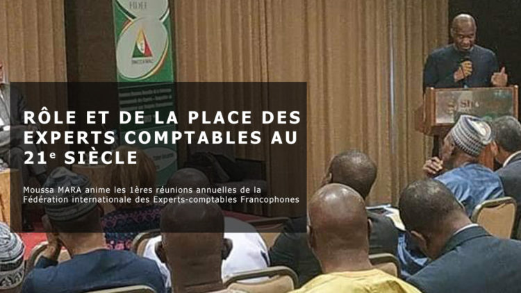 Moussa MARA anime les 1ères réunions annuelles de la Fédération internationale des Experts-comptables Francophones